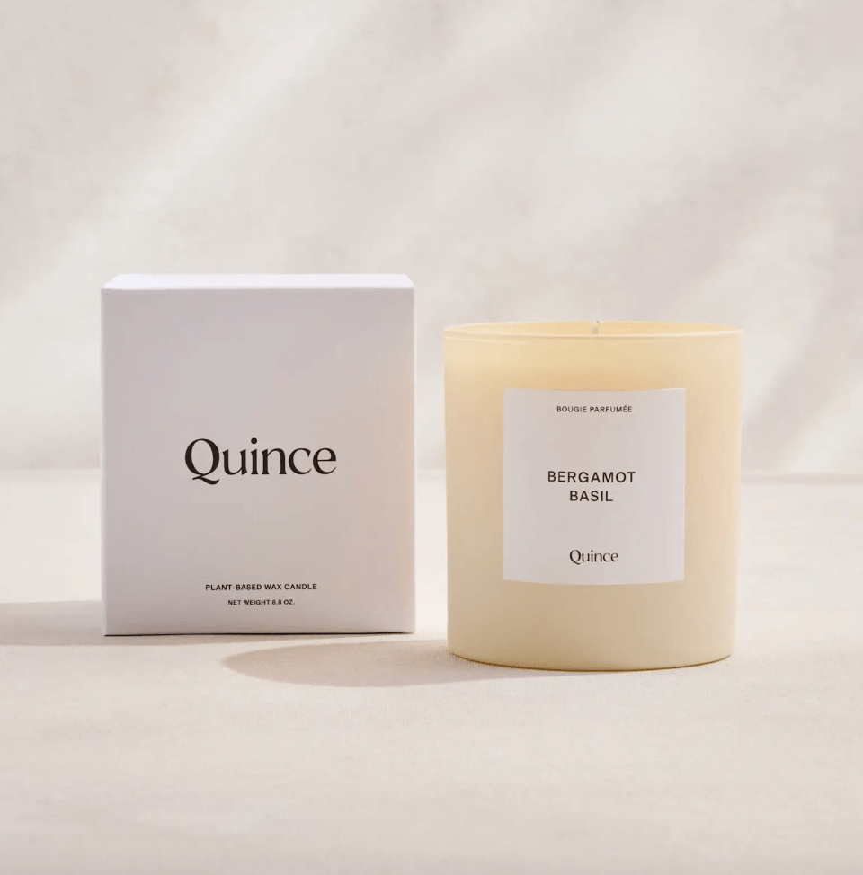 Bergamot Basil Candle labor day hostess gifts